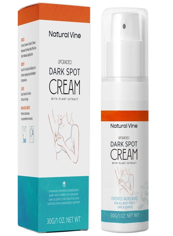 Natural Vine Dark Spot Corrector Cream: Dark Spot Remover for Body in 4-8 Weeks - Instant Concealing & Age Brown Sun Faded Spot Remover Melasma Freckles Correcting with Niacinamide, 1 OZ/30g - Image 1